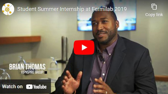 2019 Student Summer Internship @ Fermilab.