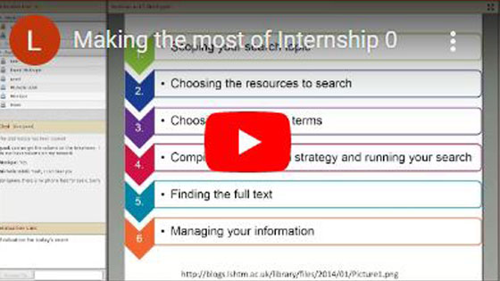 A decro image of Make the Most out of Your Internship.